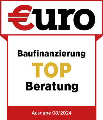 Auszeichnung von Euro Top Beratung Baufinanzierung