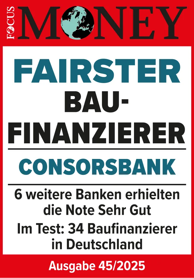 Auszeichnung Fairster Baufinanzierer