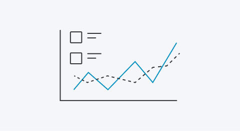 Icon Tradingtools auf einem Bildschirm