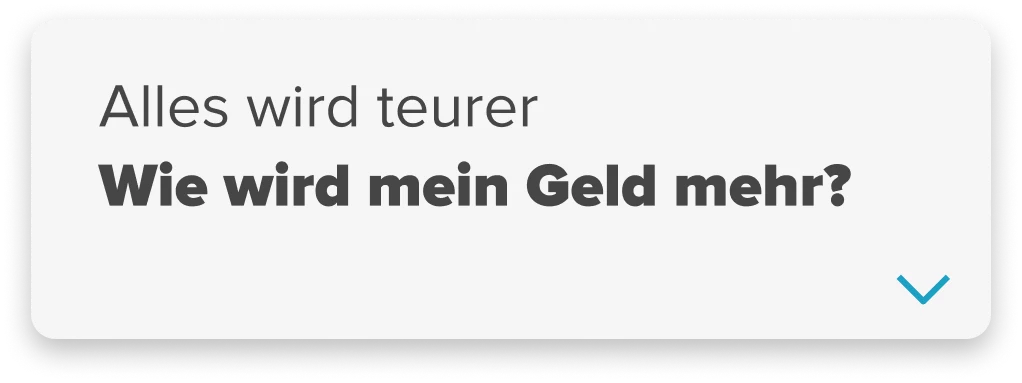 Kachel alles wird teurer