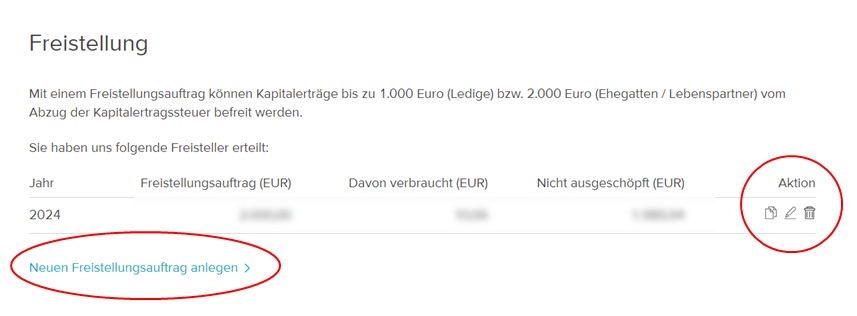 Screenshot aus dem eingeloggten Bereich der Consorsbank