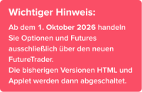Störer in blau mit weißer Schrift 
