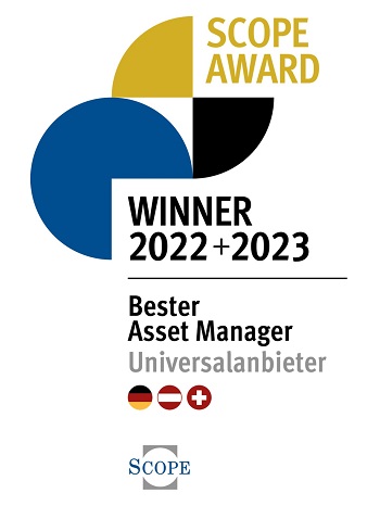 Auszeichnung Bester Asset Manager Universalanbieter 2022 & 2023