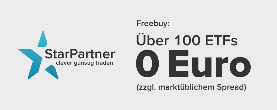 100 ETFs für 0 Euro zzgl. marktüblicher Spreads