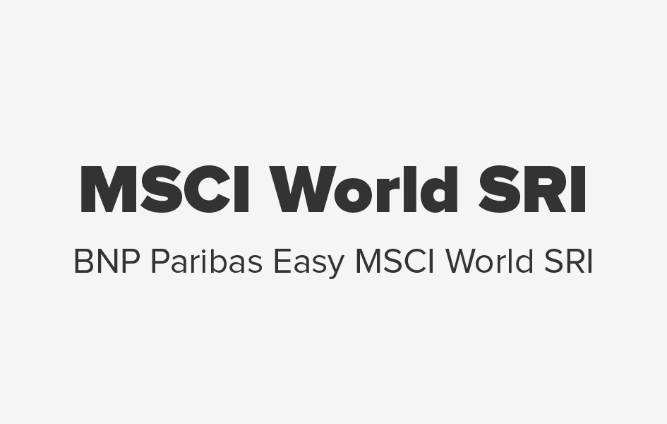 MSCI World SRI
