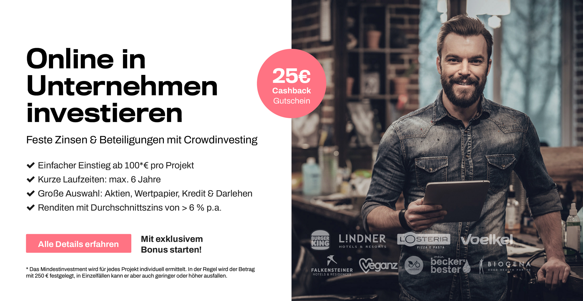 Online in Unternehmen investieren