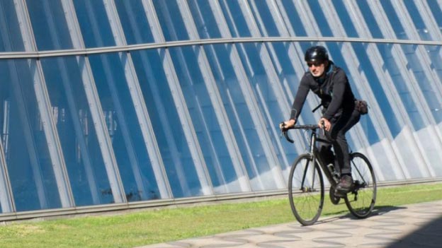 Fahrradfahrer Natur