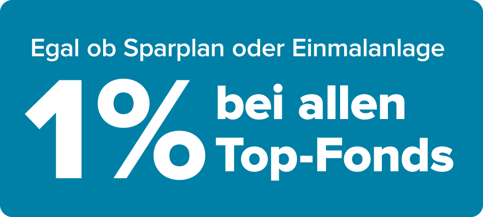 1,00 % bei allen Top-Fonds