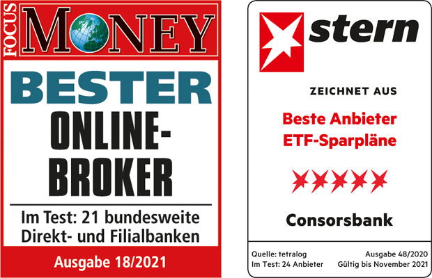 Focus Money Bester Online-Broker Stern ETF-Sparpläne