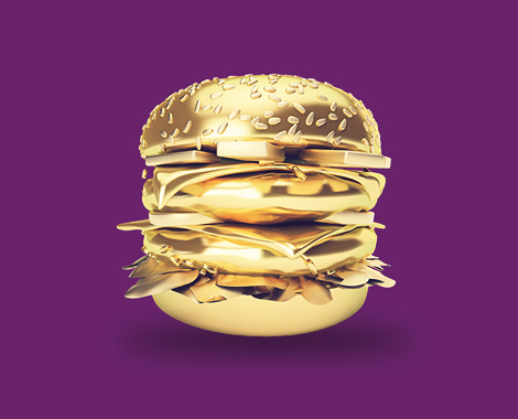 Goldener Big Mac
