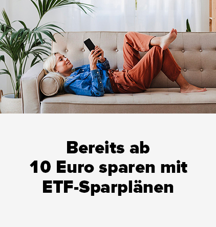 Ab 10 Euro sparen mit ETF-Sparplänen