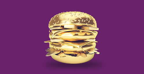 Goldener Big Mac